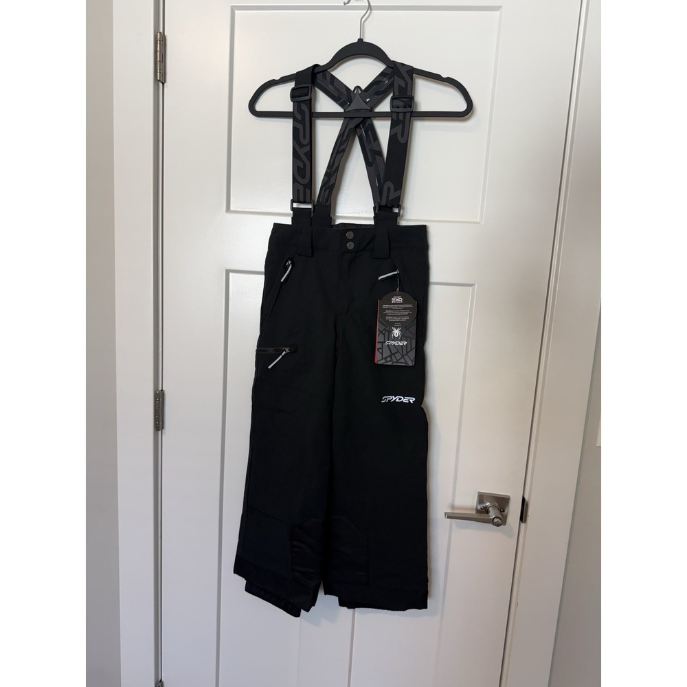 Spyder Propulsion Ski Pants Youth 12 Insulated Adjustable Suspender Snowboard